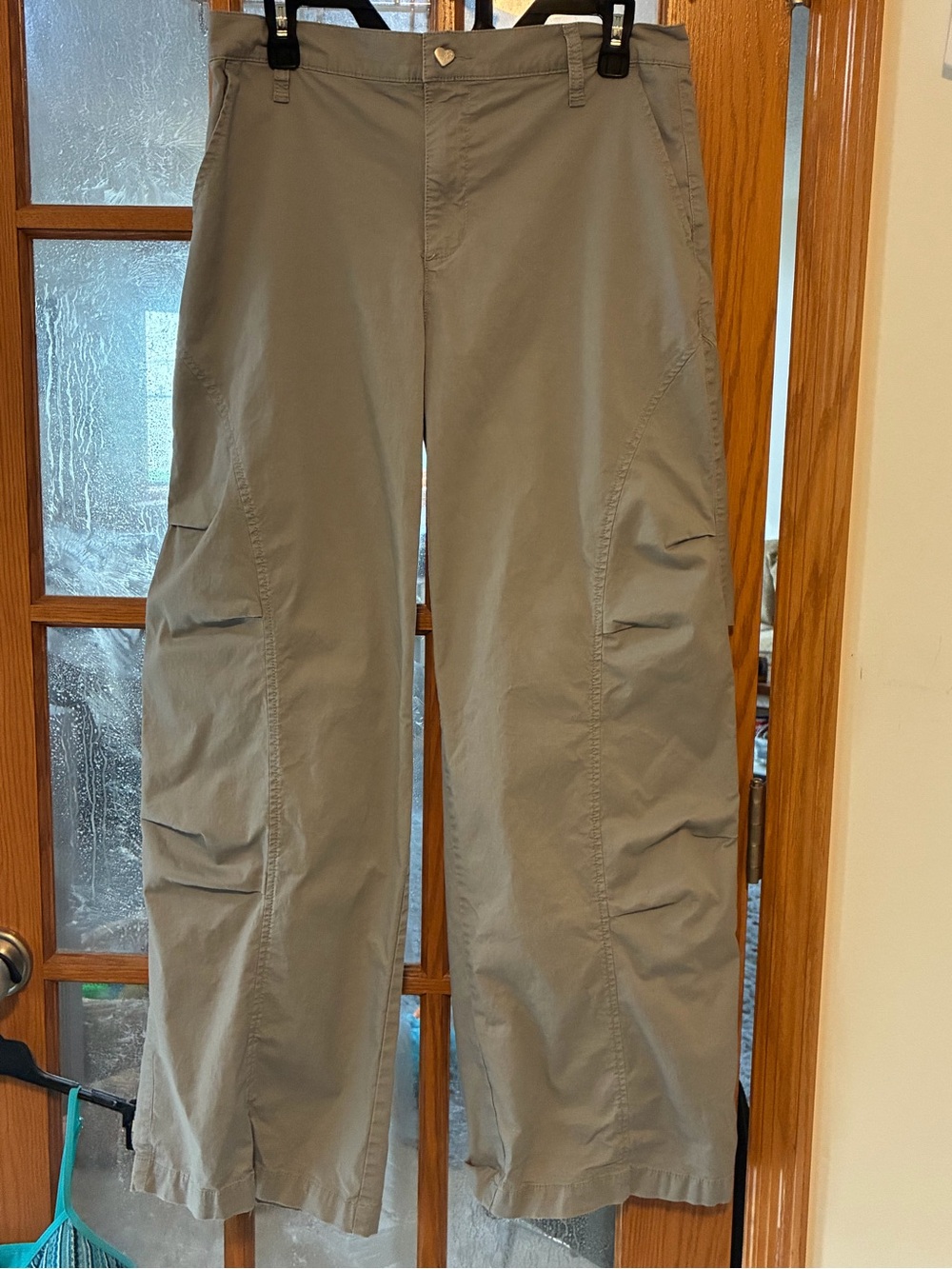 Celebrity Pink Wide Leg Pants in Light Gray